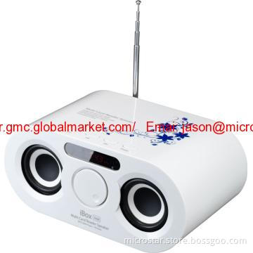 FM Radio Micro Speaker Box, Portable Speaker